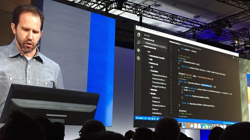 OS X in a Microsoft keynote. The tables have truly turned.