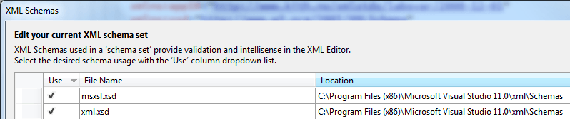 XML Schemas