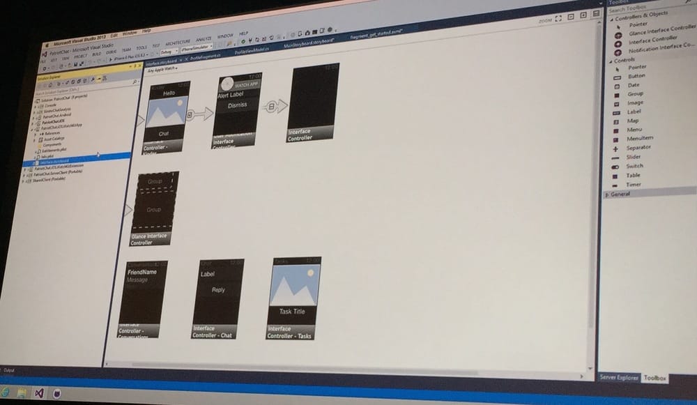 Love to see Apple Watch apps in Visual Studio.