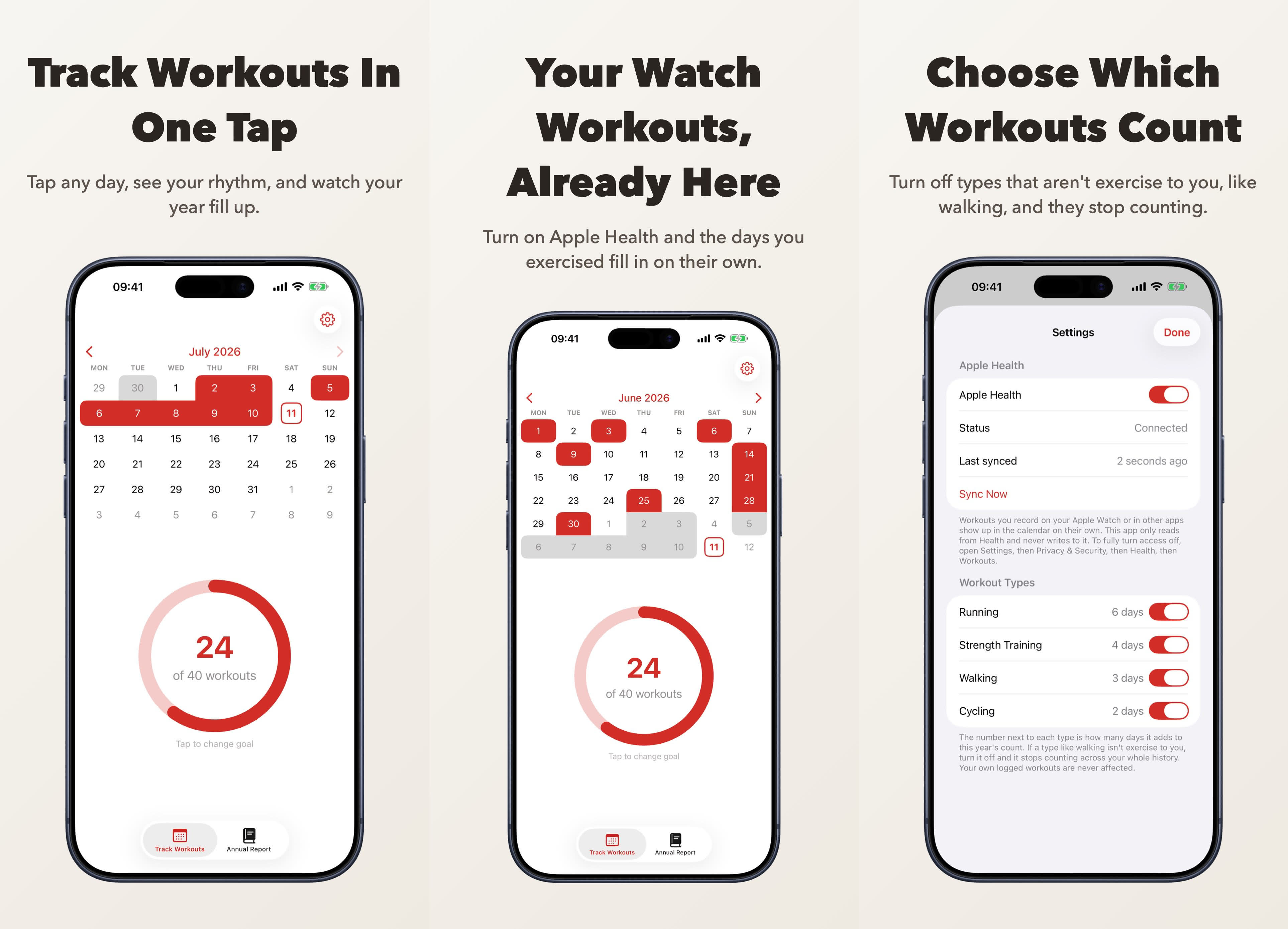 Simplest Workout Tracker